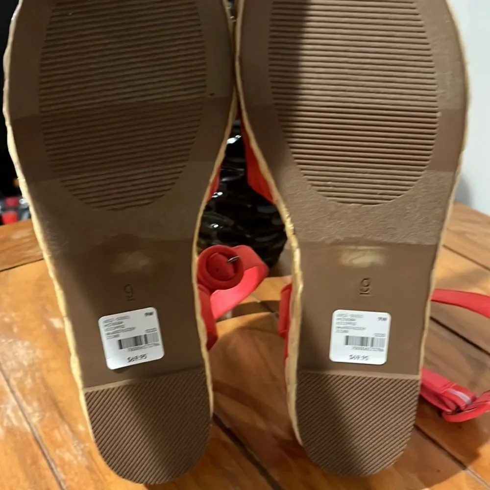 Lane Bryant Coral Women’s Espadrille Sandals size 9 W.